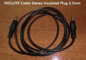 Cable Estéreo Incluido